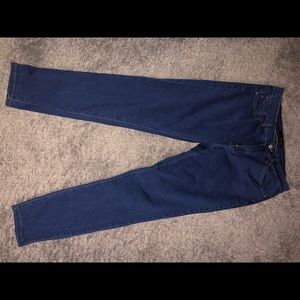 Dark washed blue brand new jeans never worn!